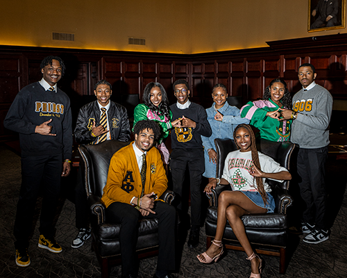 Group of NPHC students.