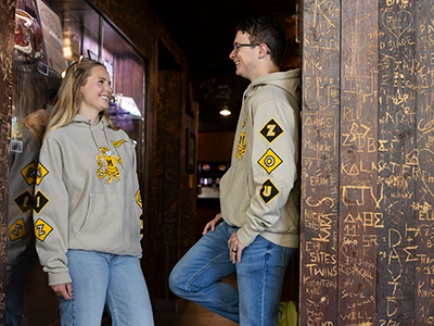 Students in Mizzou gear at the Shack.