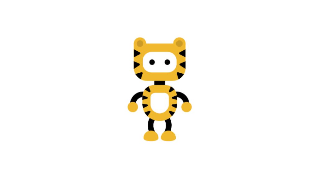 Roary, a tiger robot