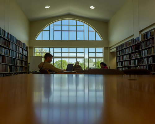 Students studying.
