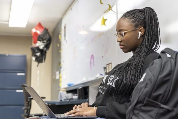 Students use the services in the Student Success