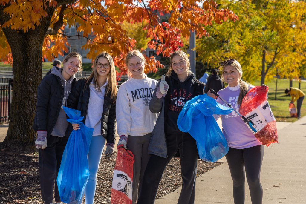 Sustain Mizzou hosts Zero Waste Week’s Campus Cleanup.