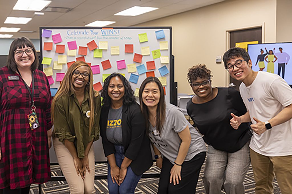 Students at the Wellness Resource Center